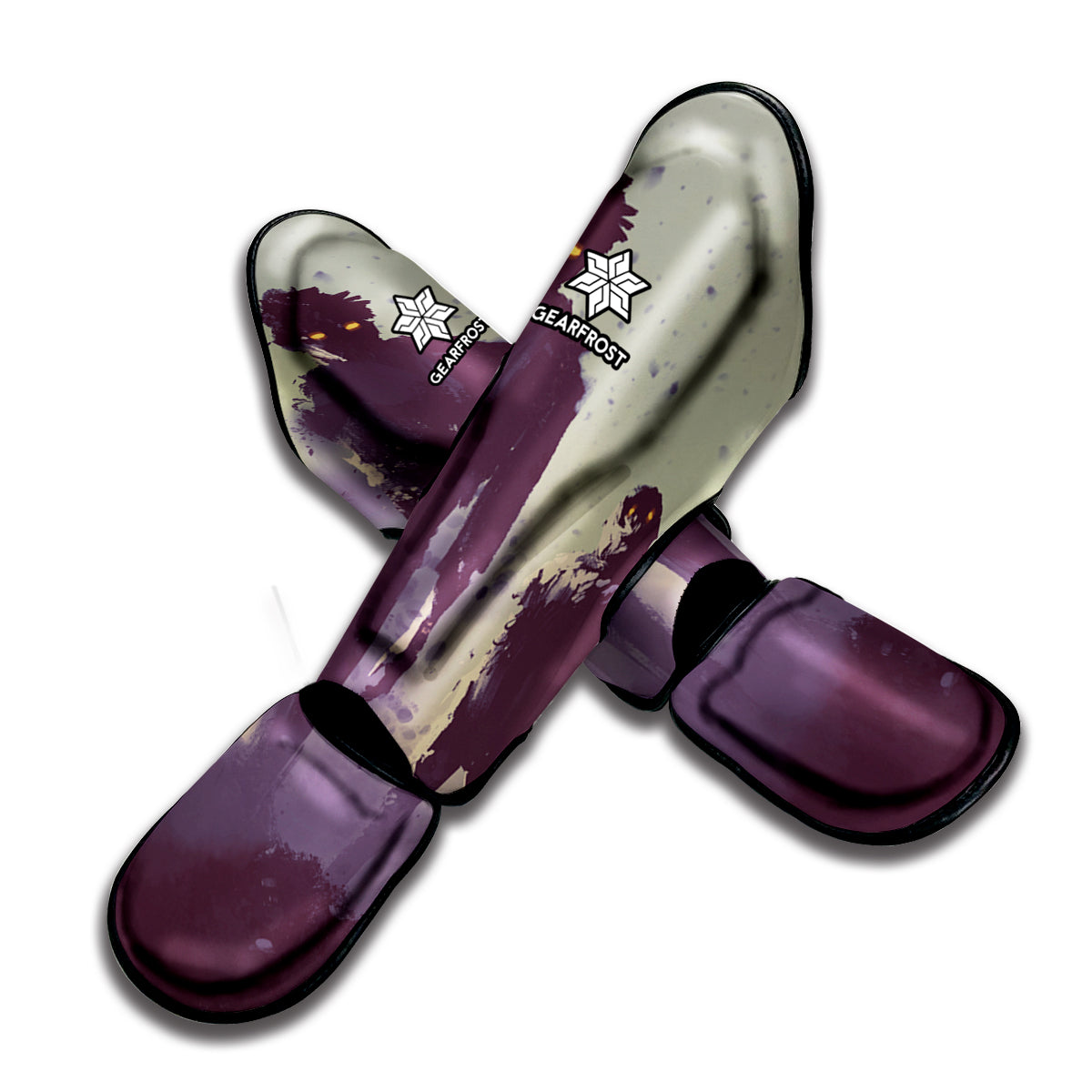 Halloween Zombie Crowd Print Muay Thai Shin Guard
