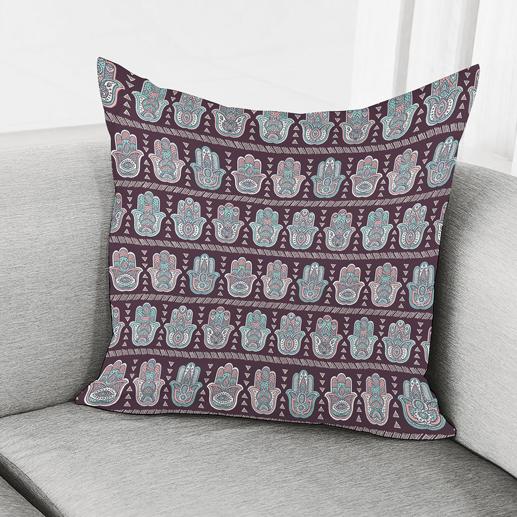 Hamsa Symbol Pattern Print Pillow Cover