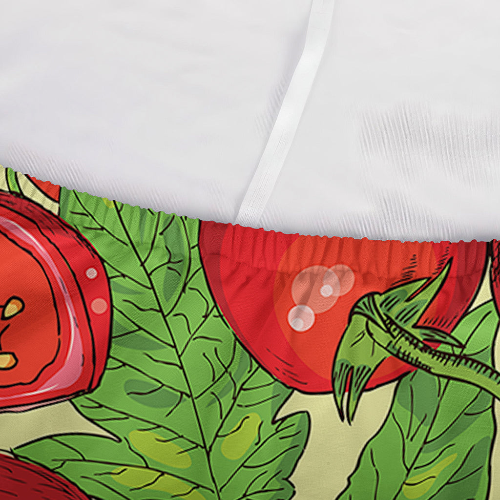 Hand Drawn Tomato Pattern Print Sofa Cover