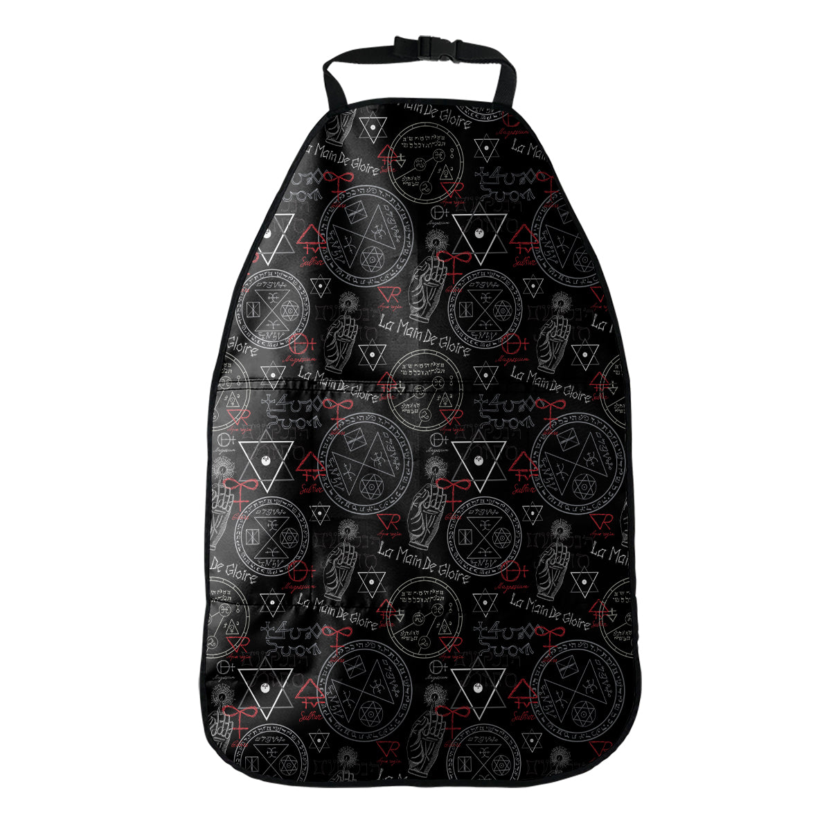 Hand Of Glory Black Magic Witch Print Car Seat Organizers
