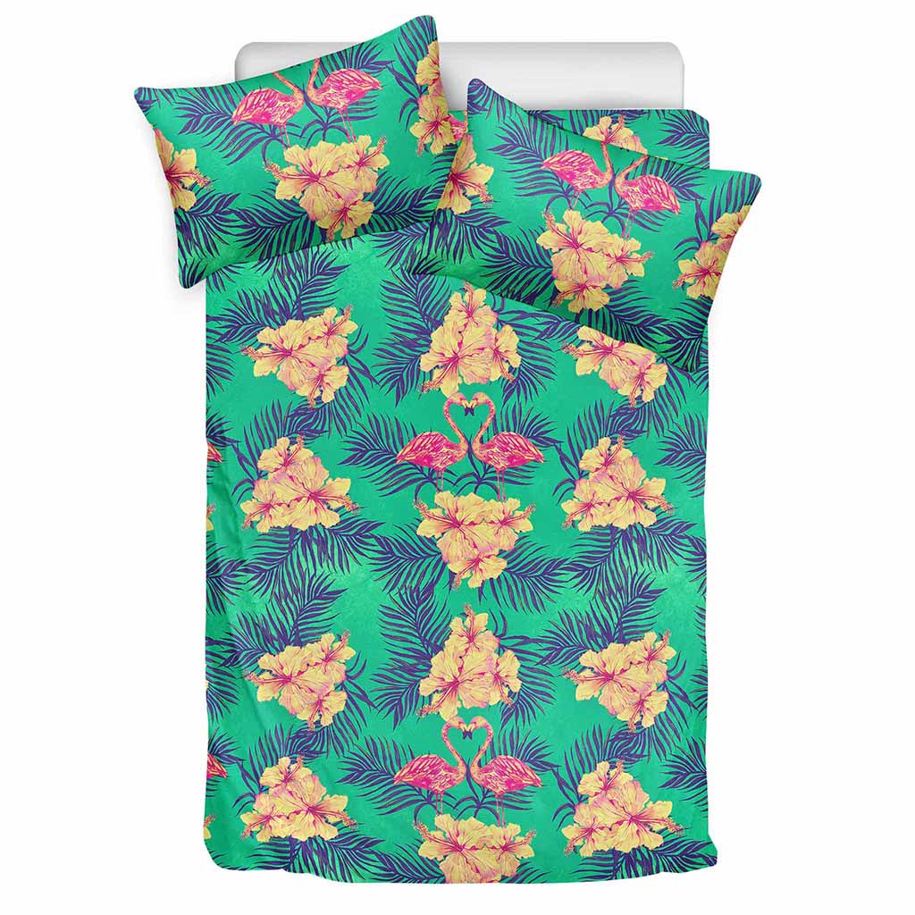 Hawaii Tropical Paradise Pattern Print Duvet Cover Bedding Set