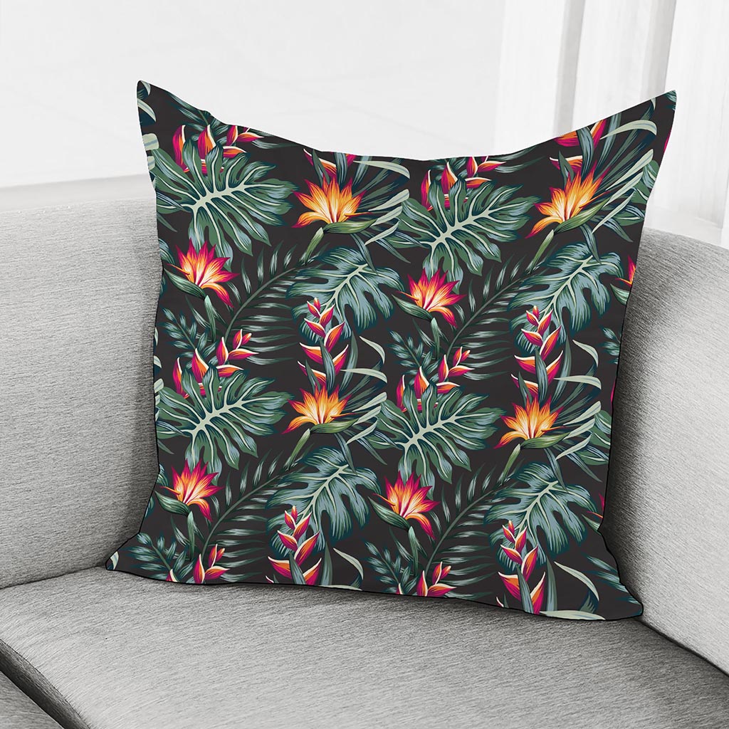 Hawaiian Tropical Plants Pattern Print Pillow Cover
