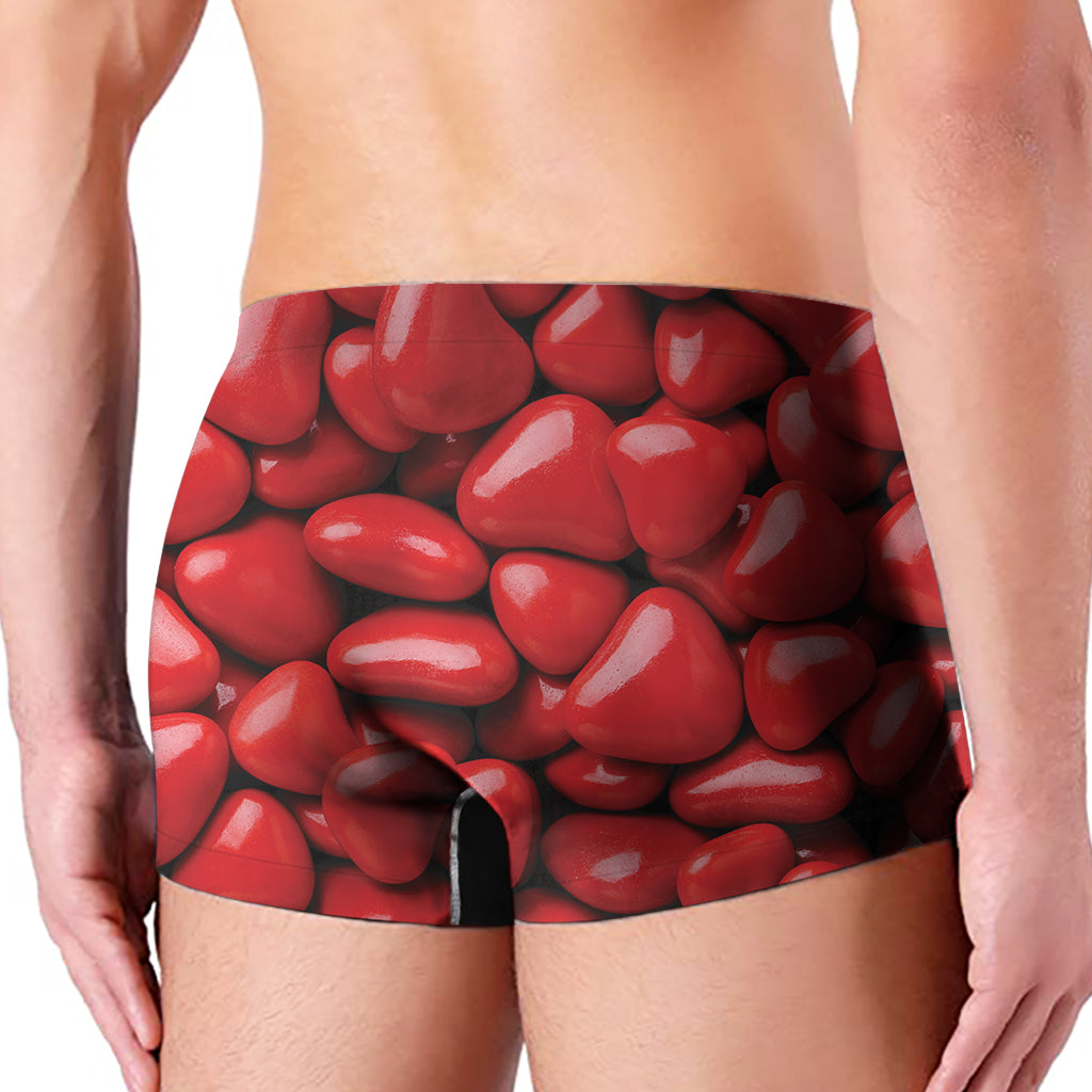 Heart Chocolate Candy Print Men's Boxer Briefs