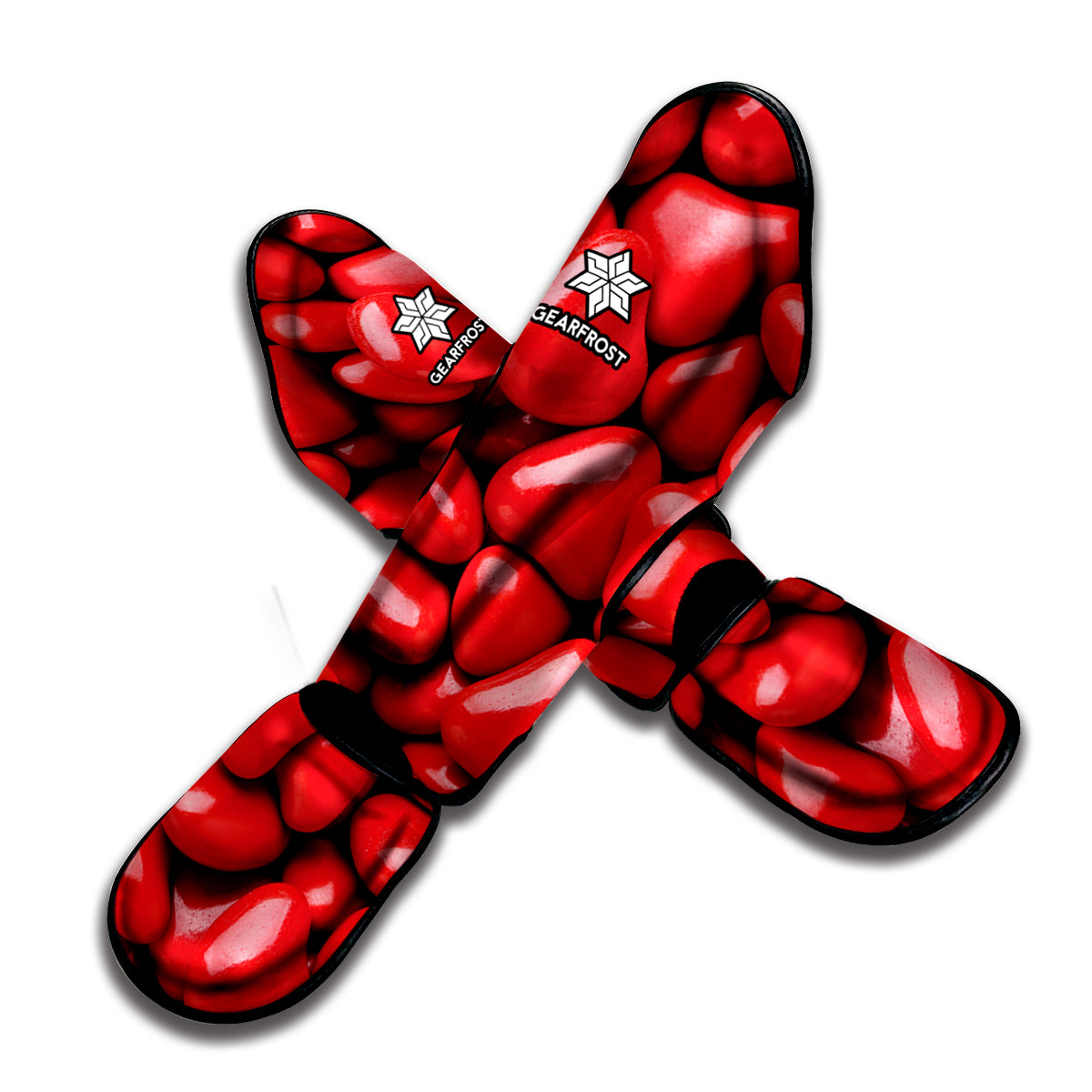 Heart Chocolate Candy Print Muay Thai Shin Guard