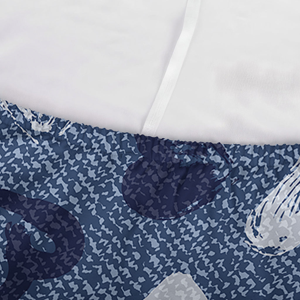 Heart Denim Jeans Pattern Print Sofa Cover