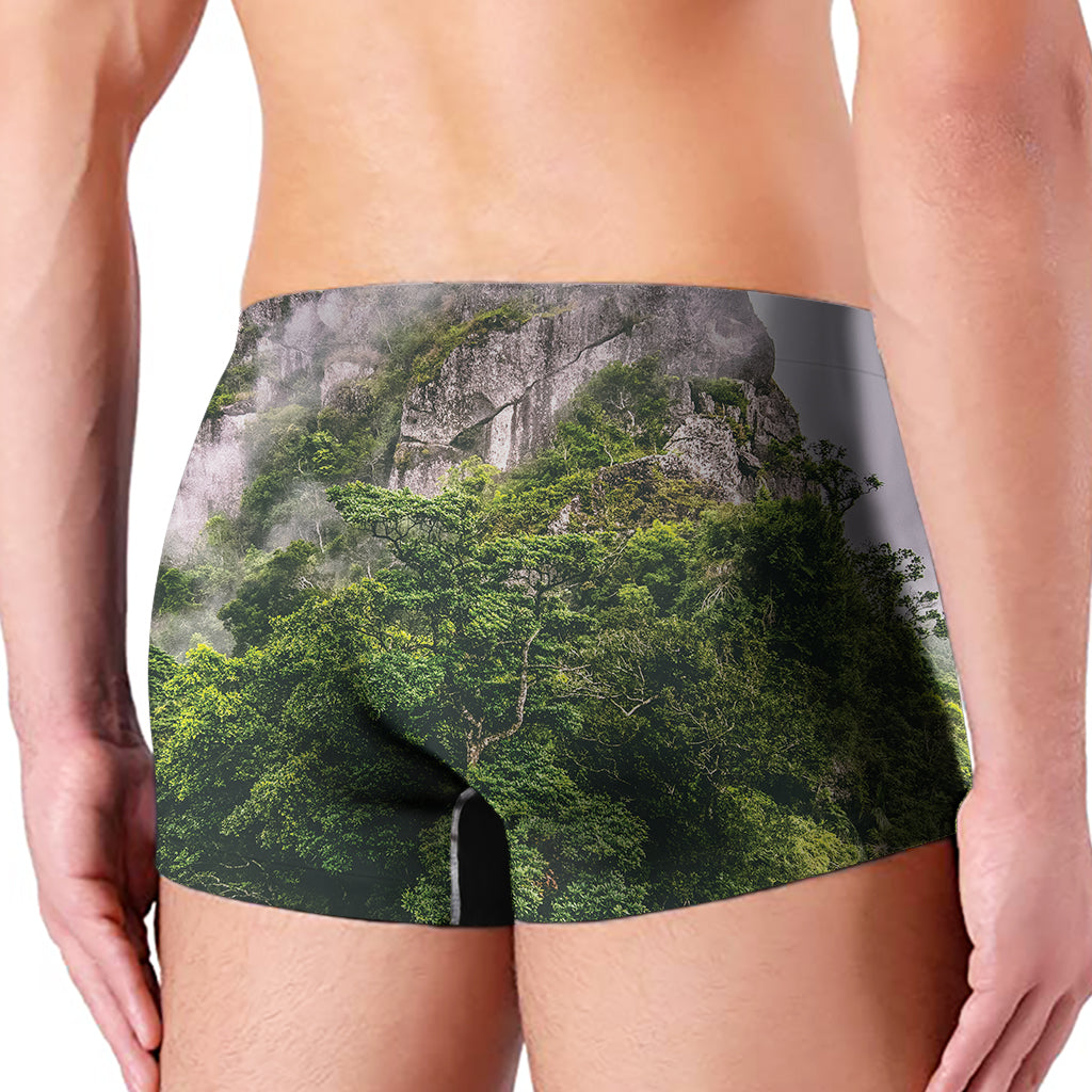 High Mountain Print Men's Boxer Briefs