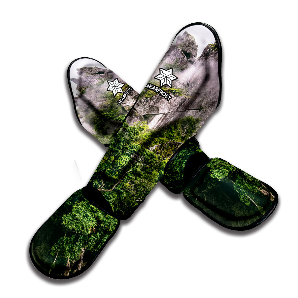 High Mountain Print Muay Thai Shin Guard