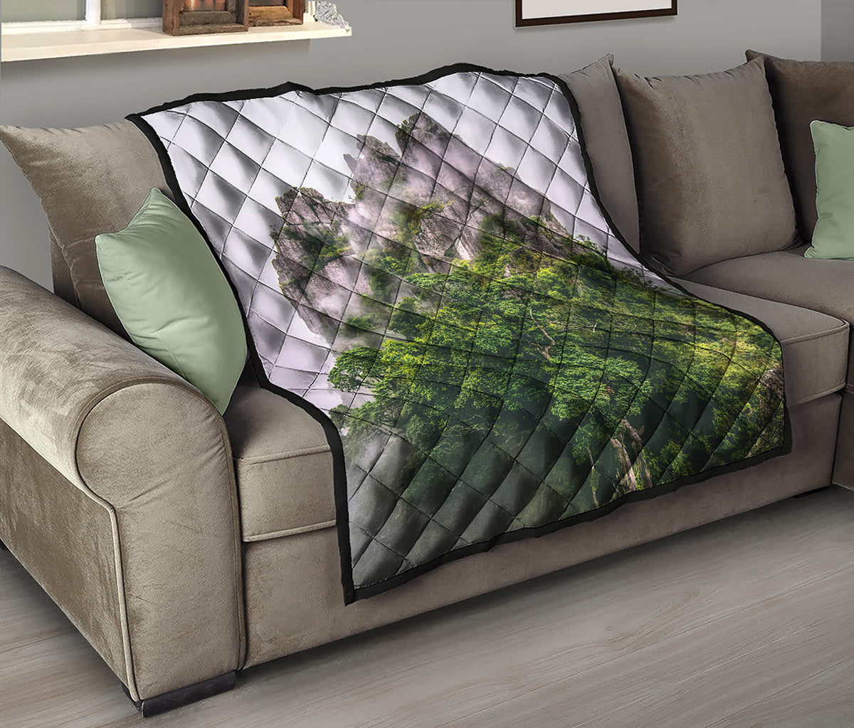 High Mountain Print Quilt