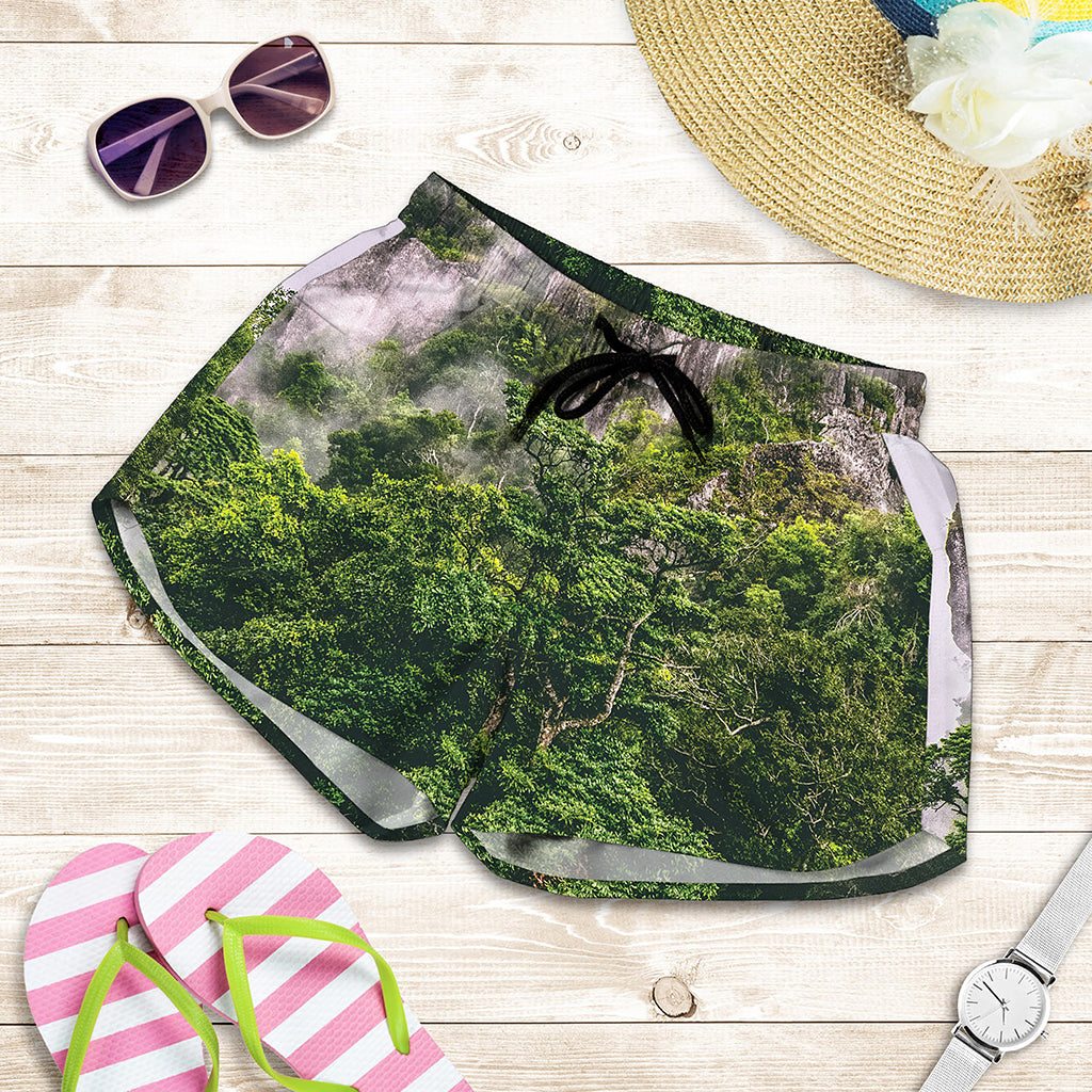High Mountain Print Women's Shorts