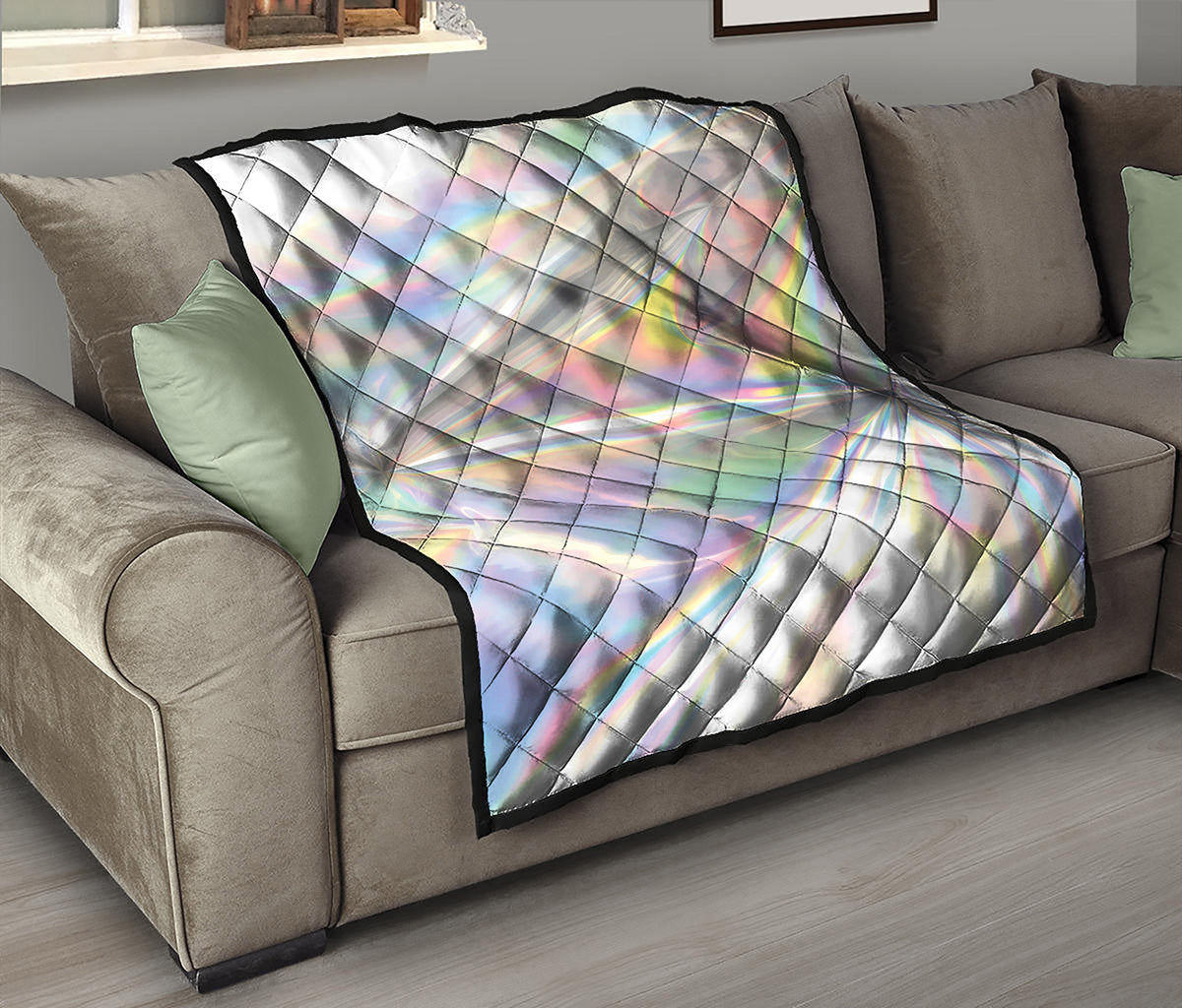 Holographic Art Print Quilt