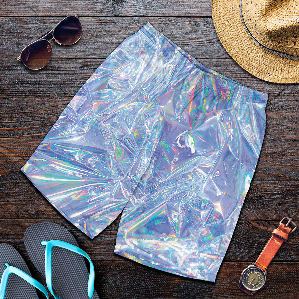 Holographic Artwork Print Men's Shorts