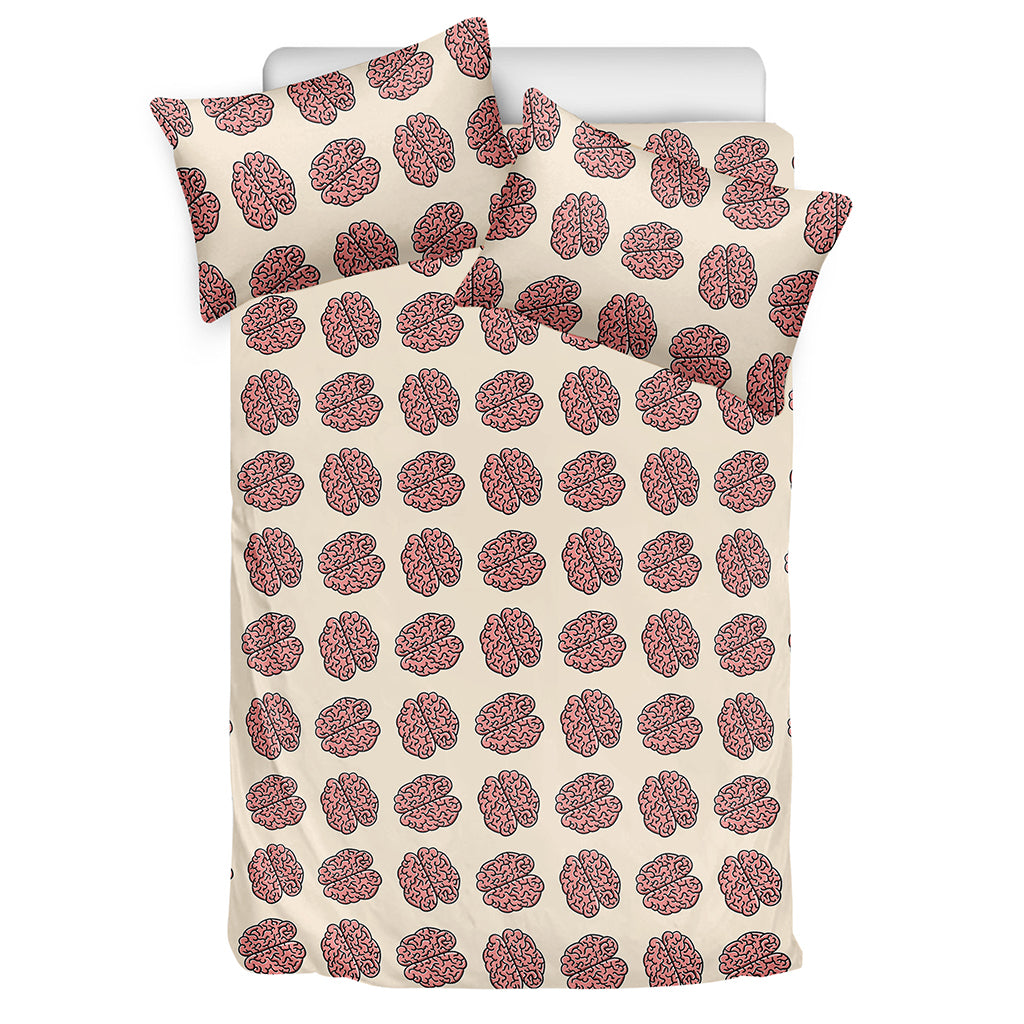 Human Brain Pattern Print Duvet Cover Bedding Set