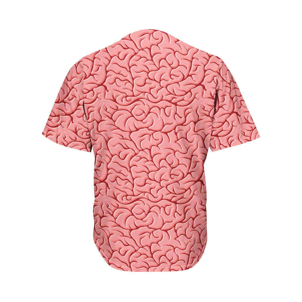 Human Brain Print Men's Baseball Jersey