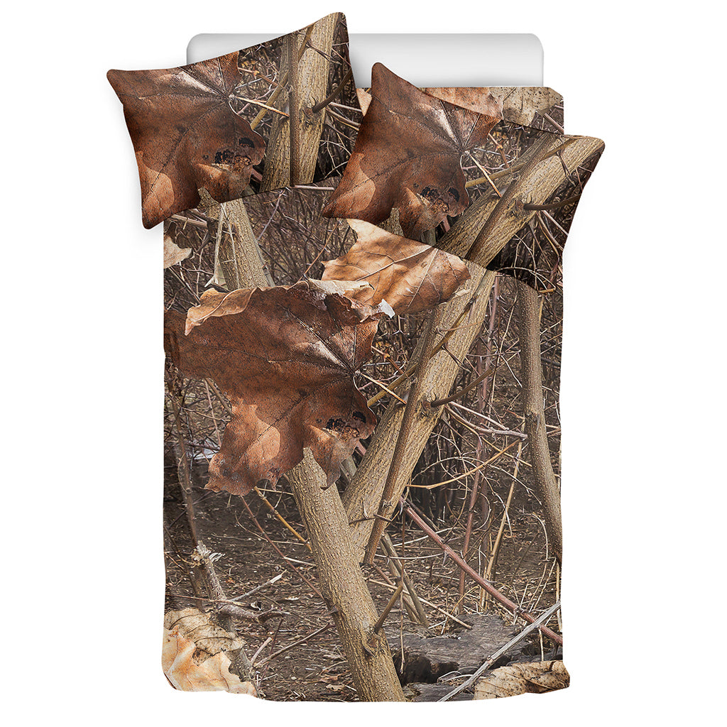 Hunting Camo Pattern Print Duvet Cover Bedding Set