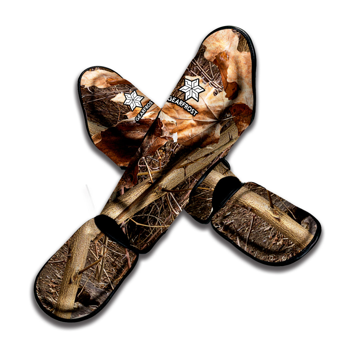 Hunting Camo Pattern Print Muay Thai Shin Guard