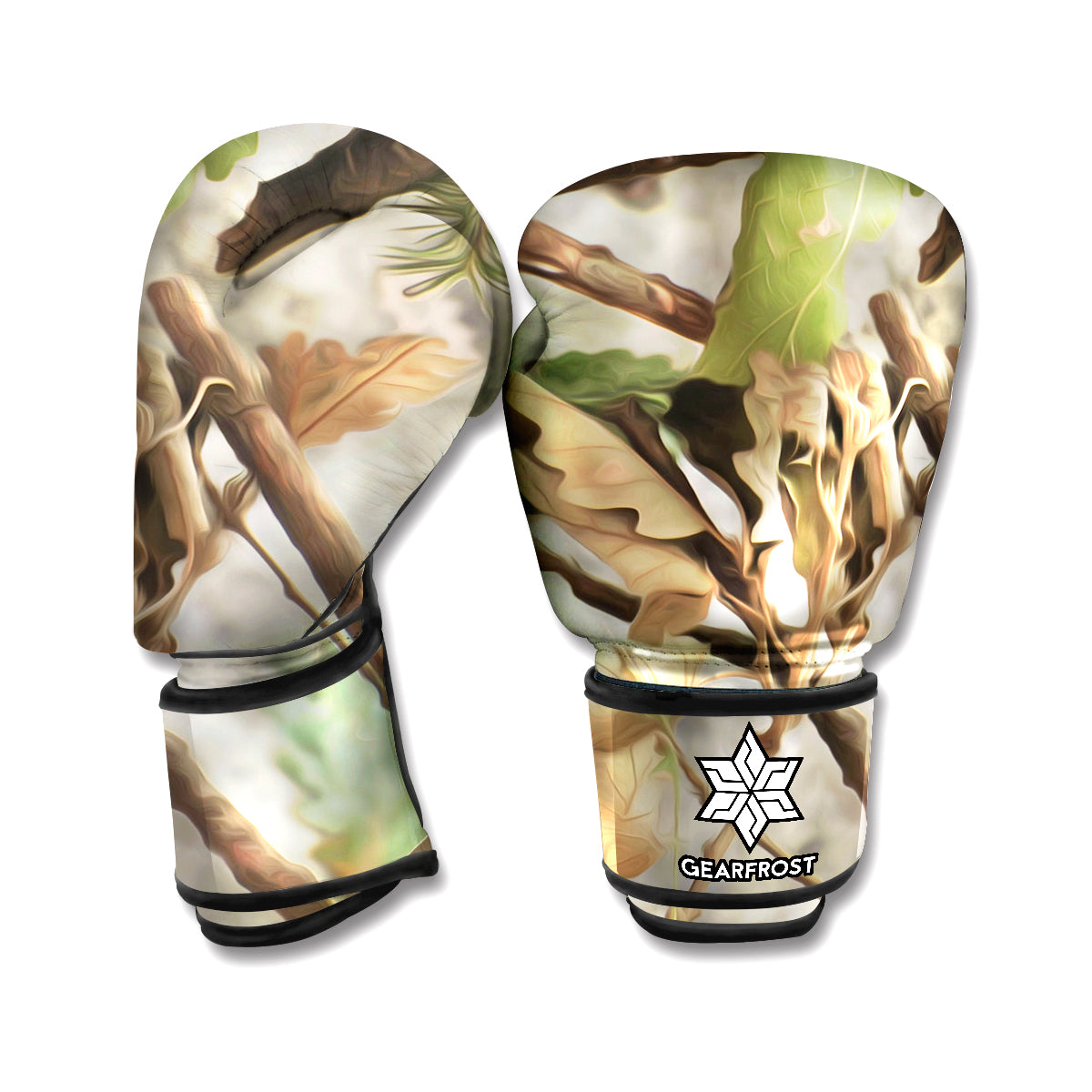 Hunting Camouflage Pattern Print Boxing Gloves