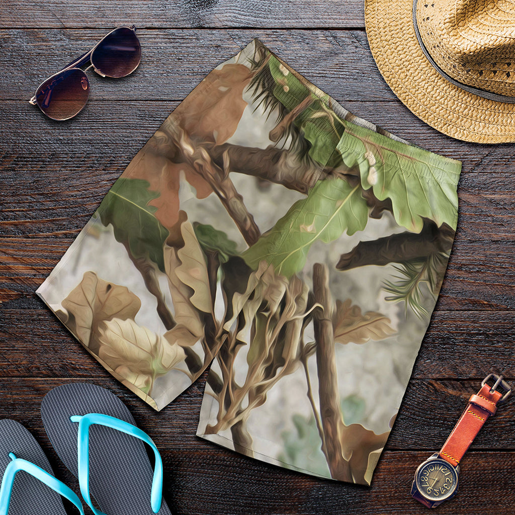 Hunting Camouflage Pattern Print Men's Shorts