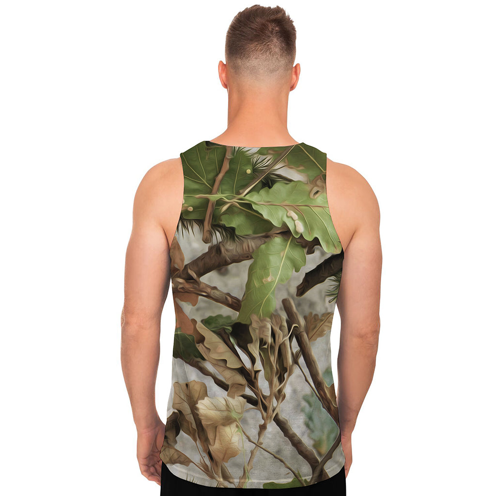Hunting Camouflage Pattern Print Men's Tank Top