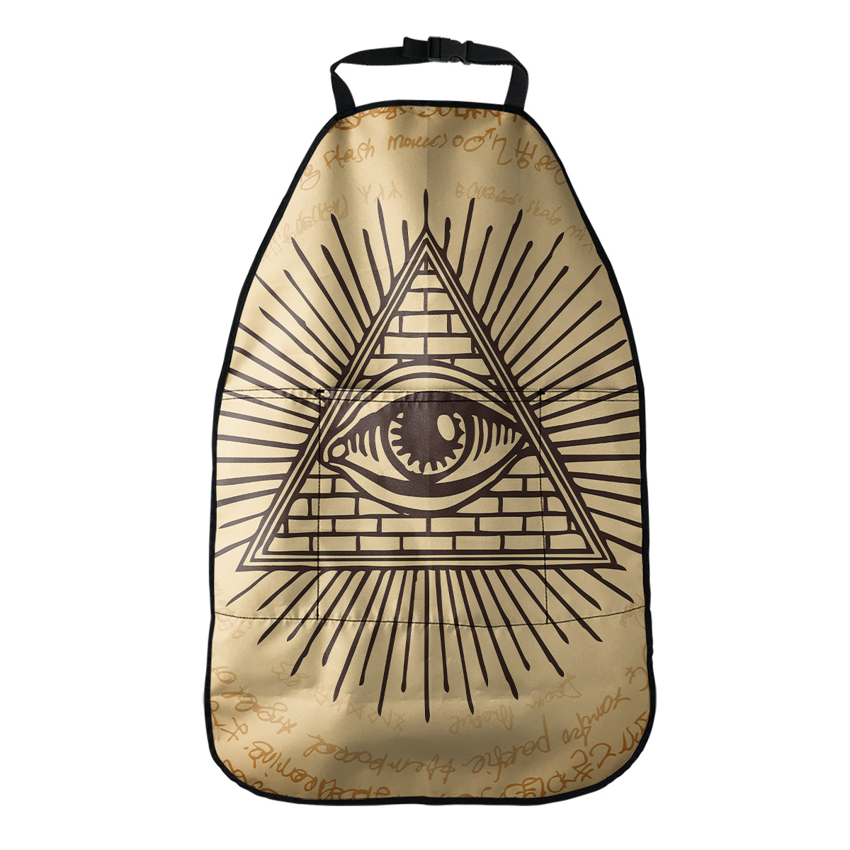 Illuminati Eye Print Car Seat Organizers