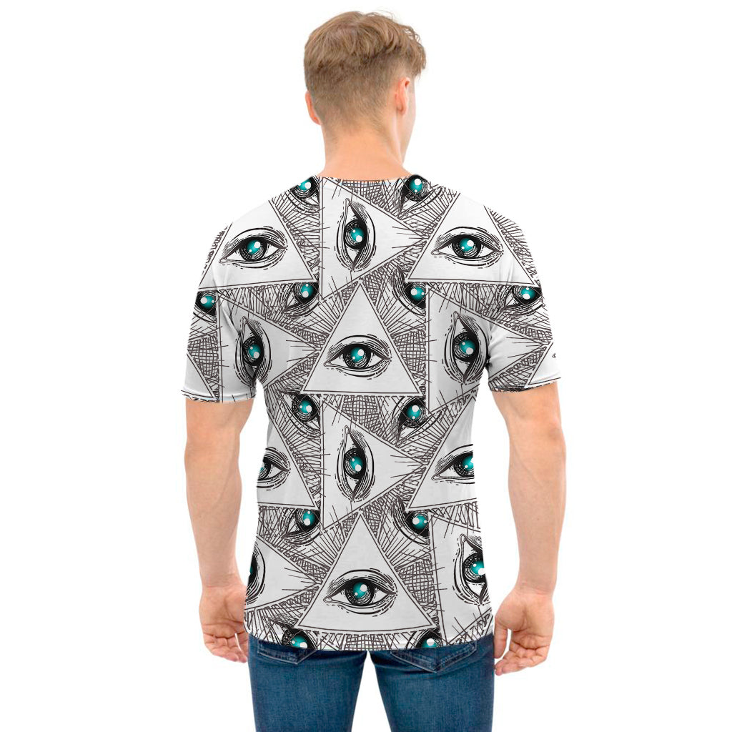 Illuminati Pattern Print Men's T-Shirt