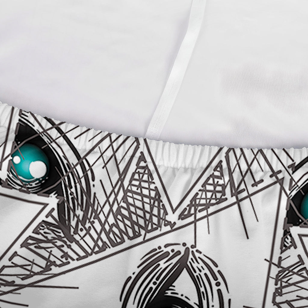 Illuminati Pattern Print Sofa Cover