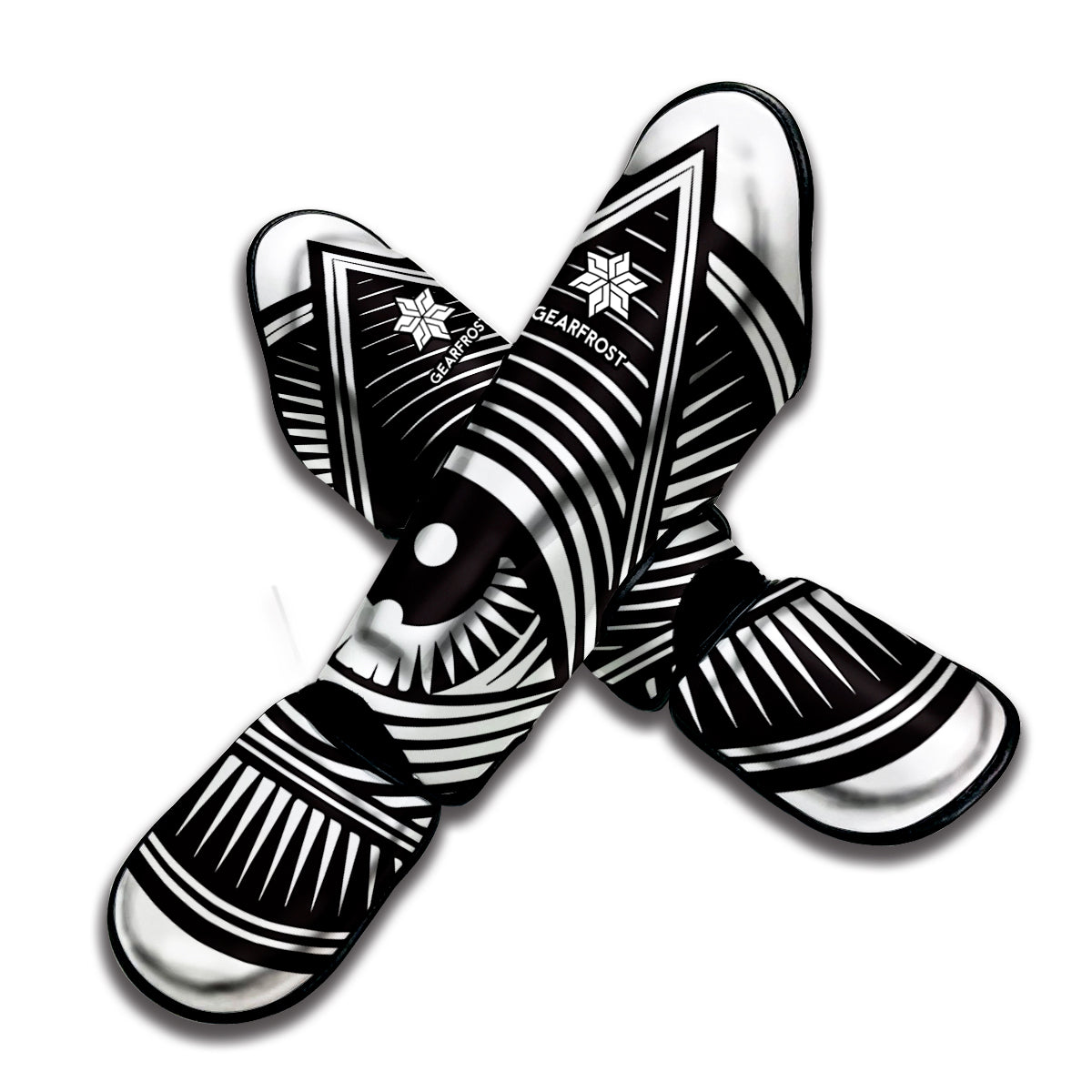 Illuminati Symbol Print Muay Thai Shin Guard