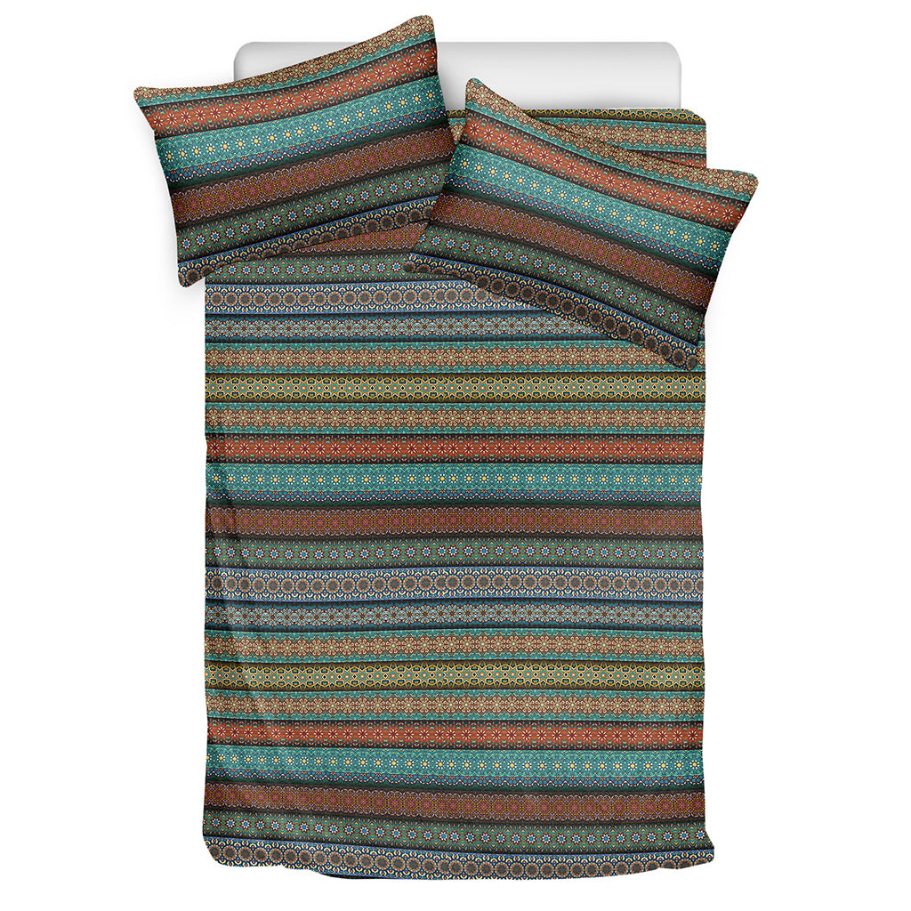 Indian Ethnic Pattern Print Duvet Cover Bedding Set
