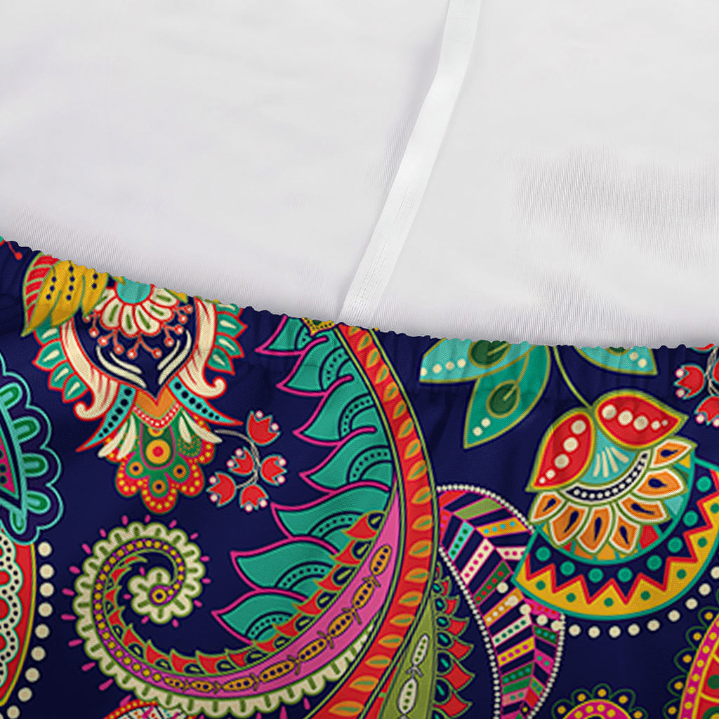 Indian Paisley Pattern Print Sofa Cover