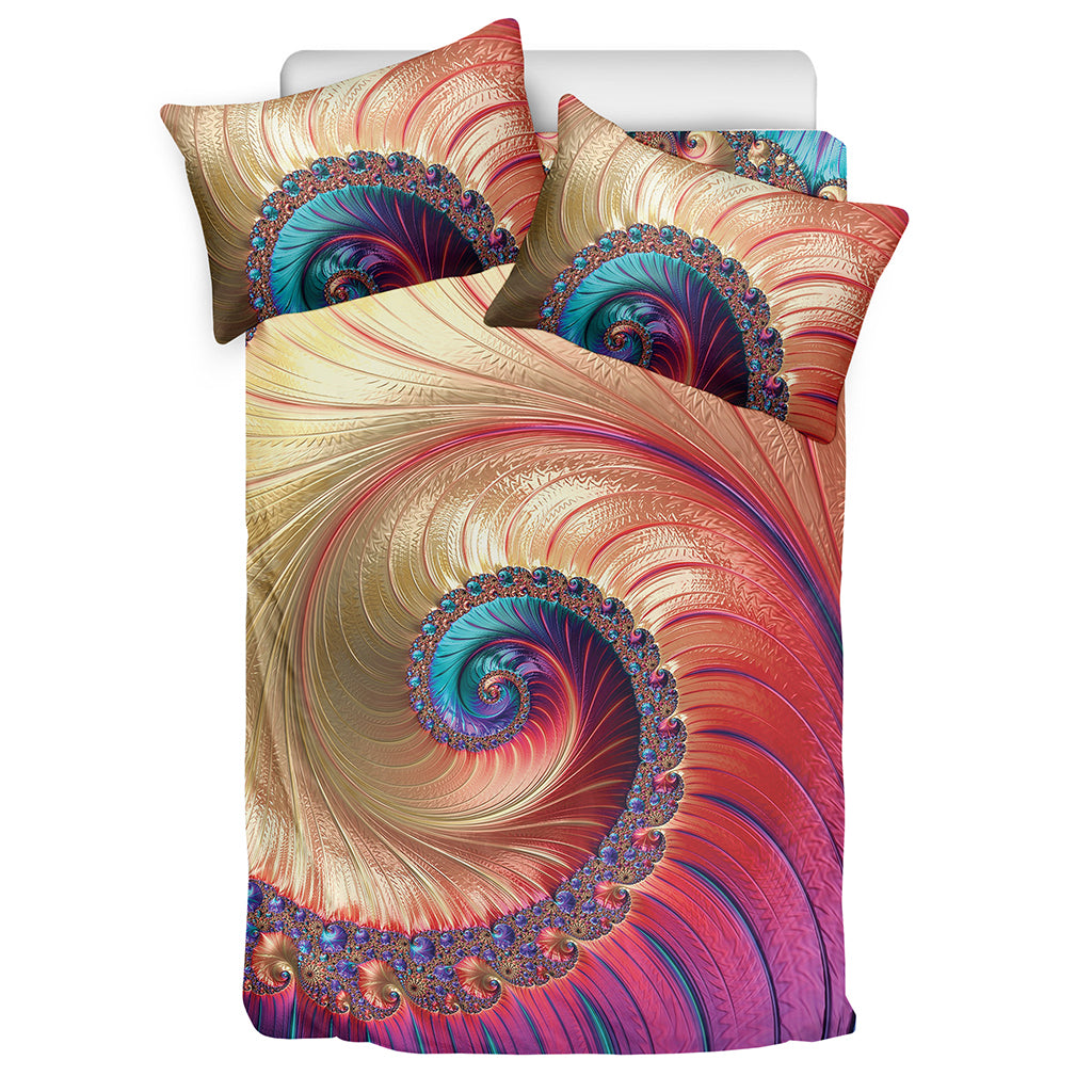 Infinite Fractal Print Duvet Cover Bedding Set