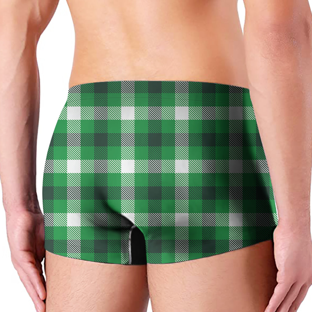 Irish Check Saint Patrick's Day Print Men's Boxer Briefs