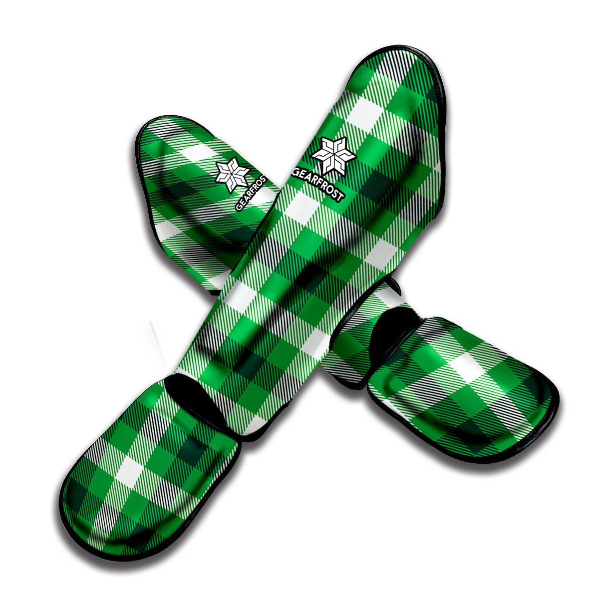 Irish Check Saint Patrick's Day Print Muay Thai Shin Guard