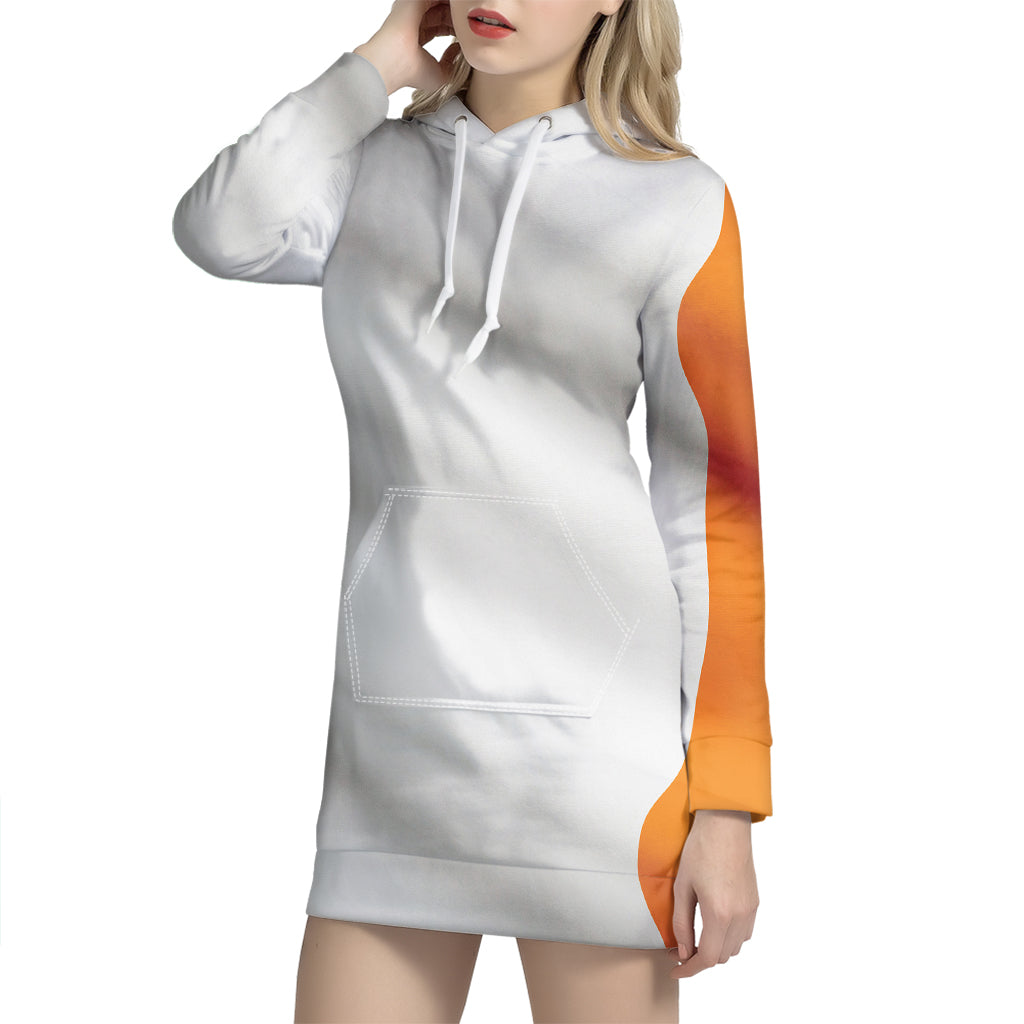 Irish Flag Print Pullover Hoodie Dress