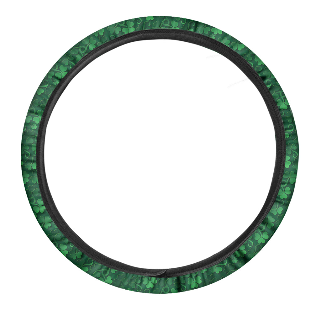 Irish Leaf St. Patrick's Day Print Car Steering Wheel Cover