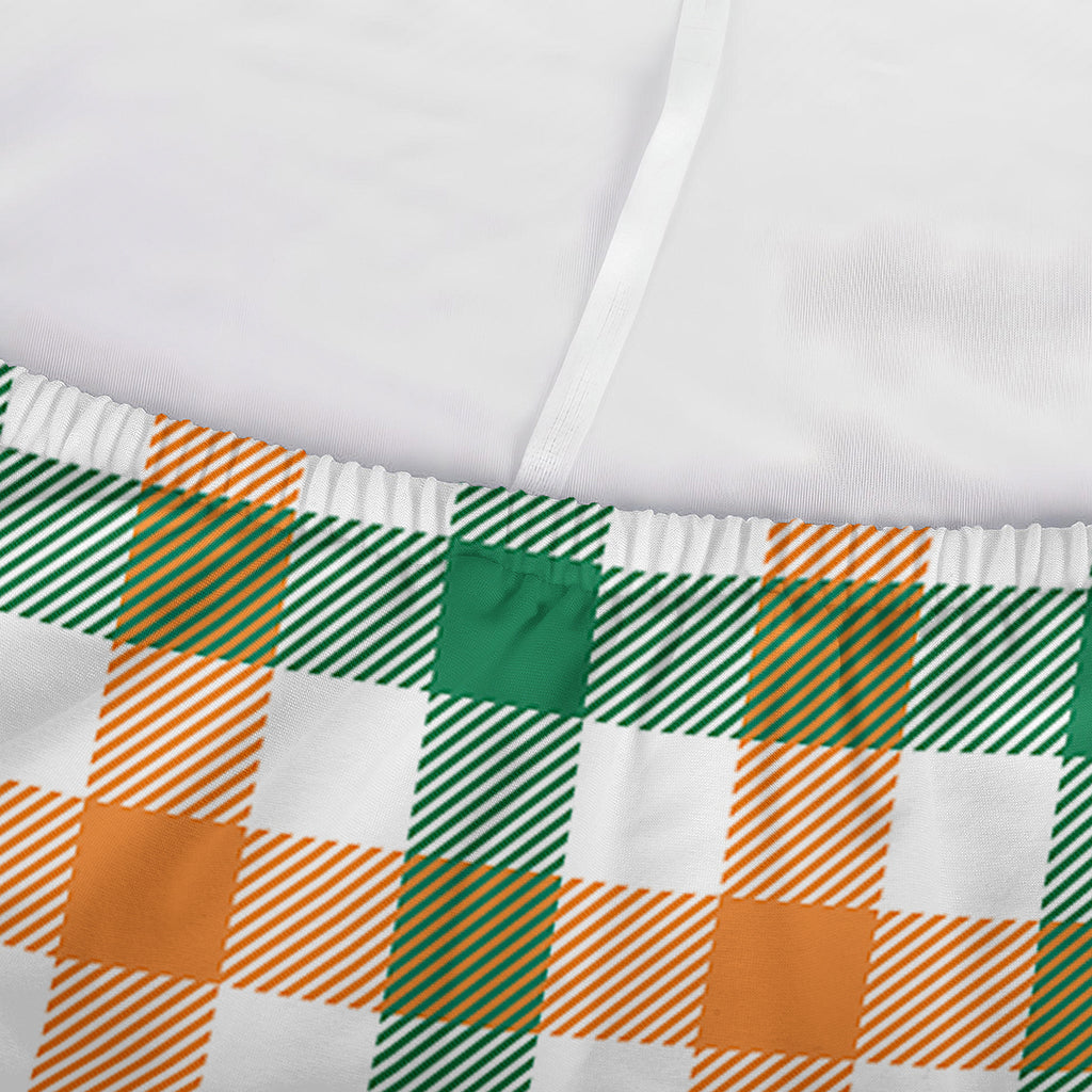 Irish Plaid St. Patrick's Day Print Sofa Cover