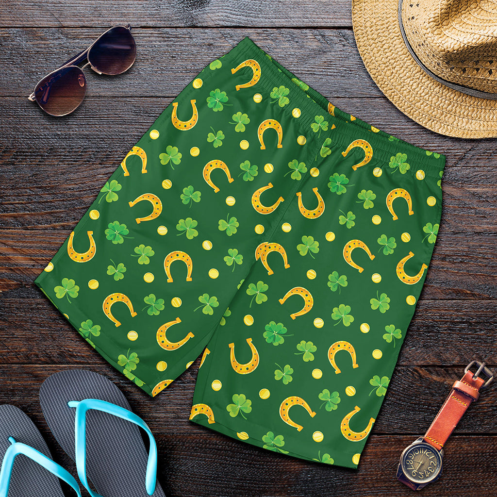 Irish Saint Patrick's Day Pattern Print Men's Shorts