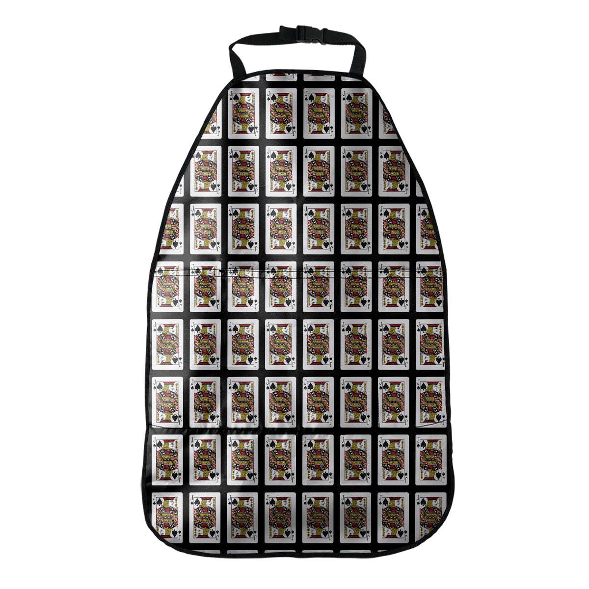 Jack Of Spades Playing Card Pattern Print Car Seat Organizers