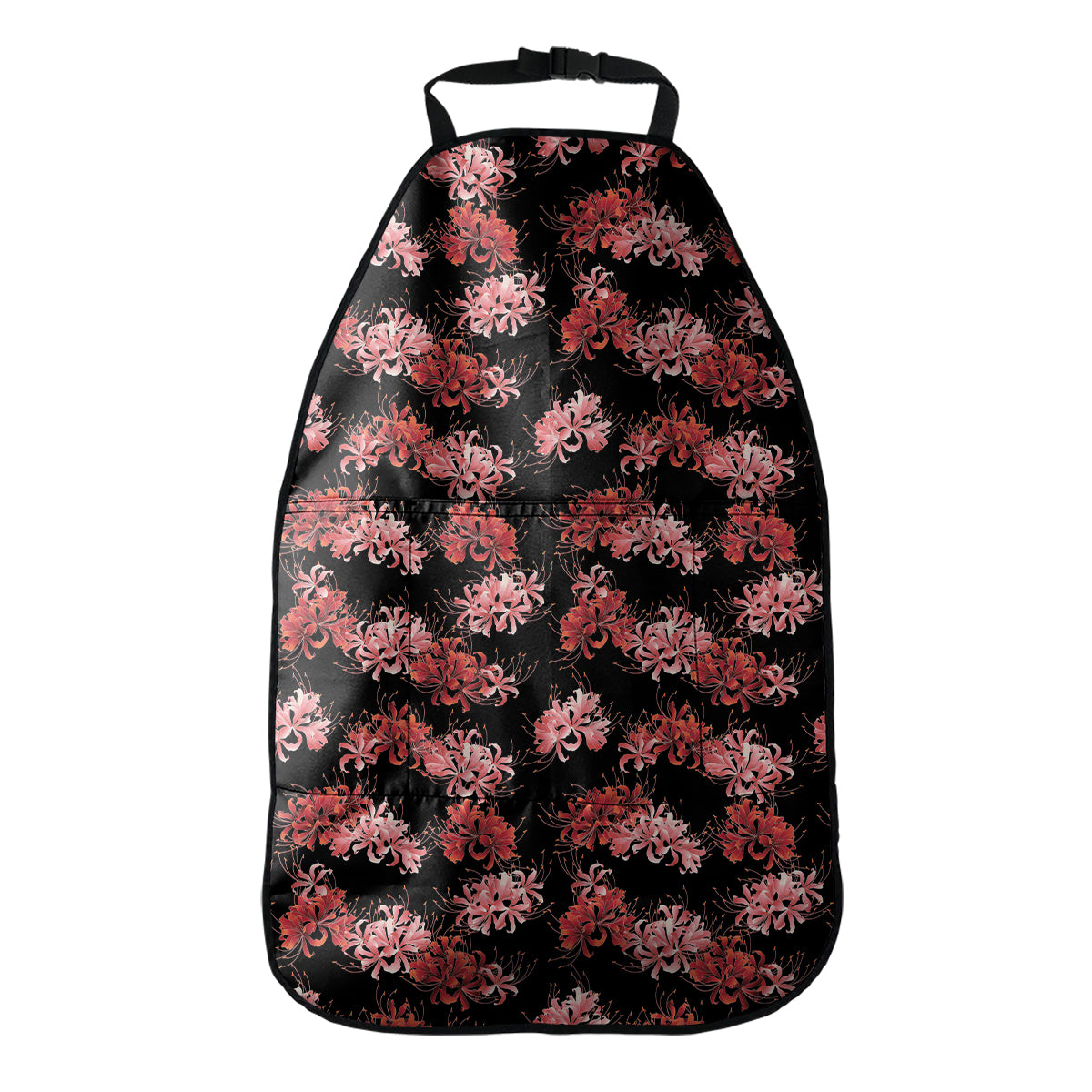 Japanese Cluster Amaryllis Pattern Print Car Seat Organizers