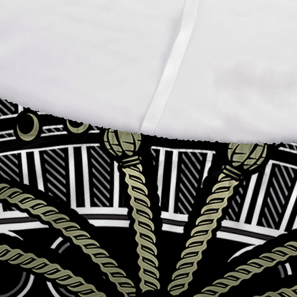 Japanese Samurai Warrior Print Sofa Cover
