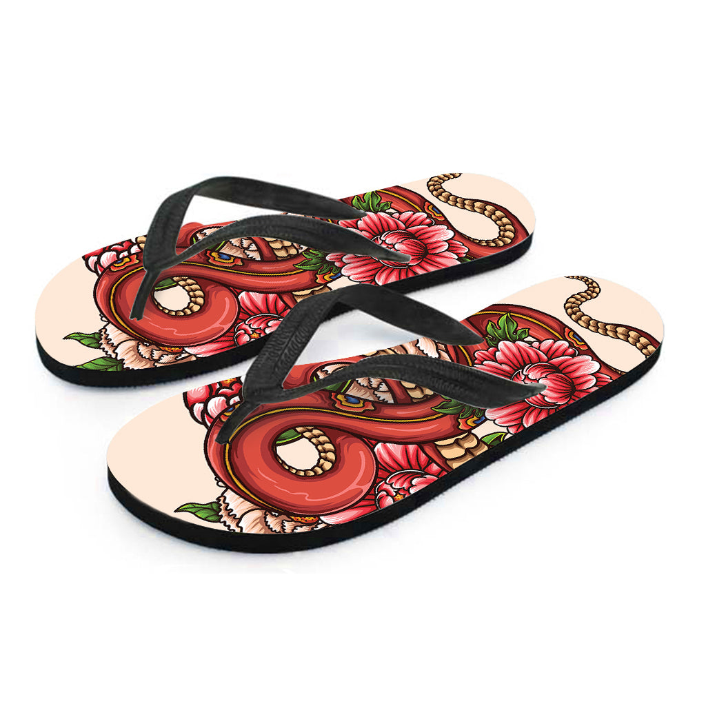 Snake Wear The Expression Flip-Flops