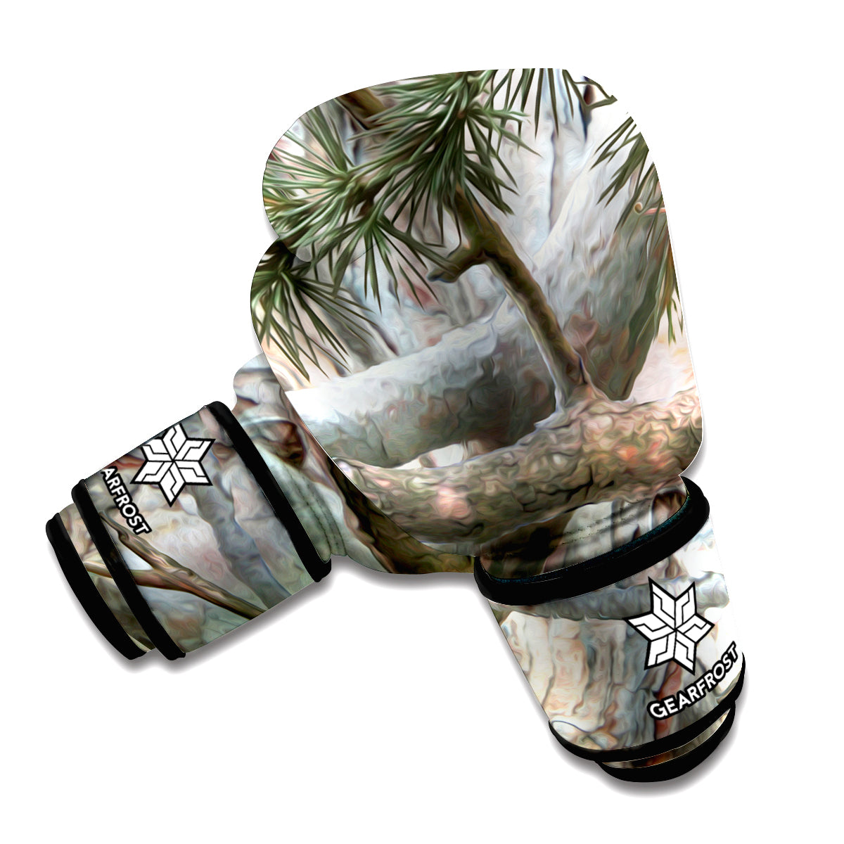 Fruits Jungle Tropical Print Pattern Boxing Gloves
