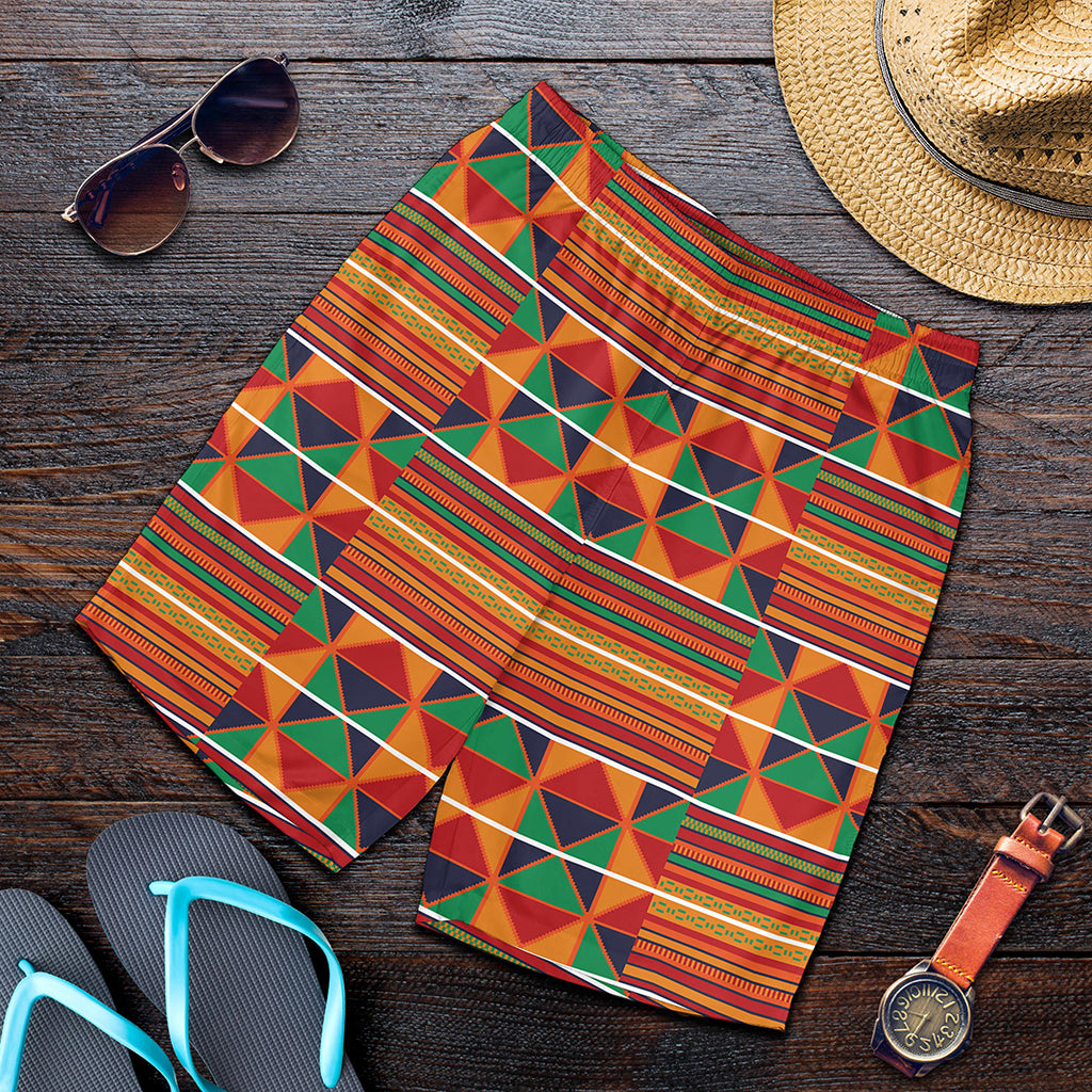Kente Pattern Print Men's Shorts
