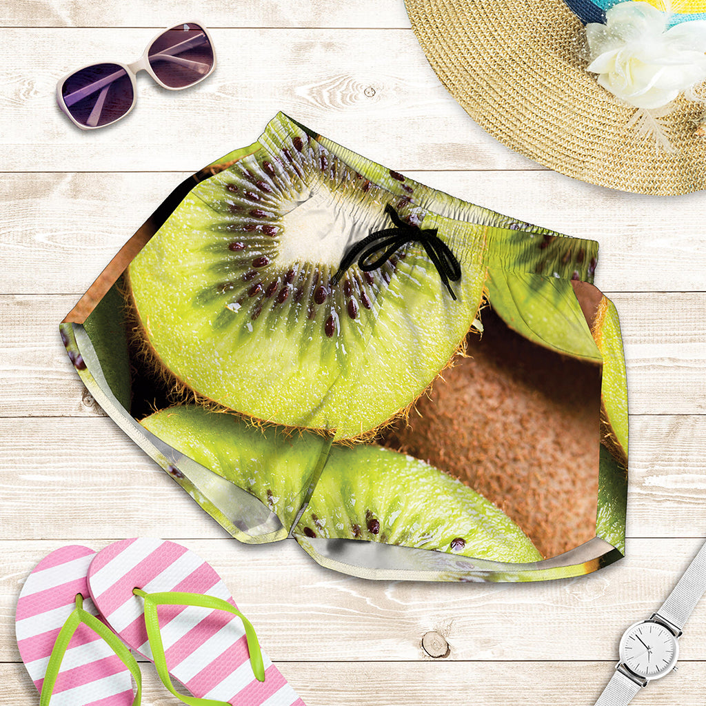 Kiwi 3D Print Women's Shorts