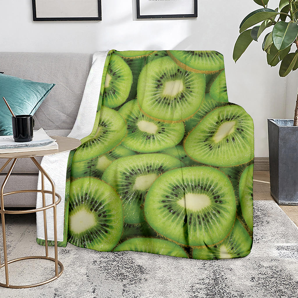 Kiwi Slices Print Blanket