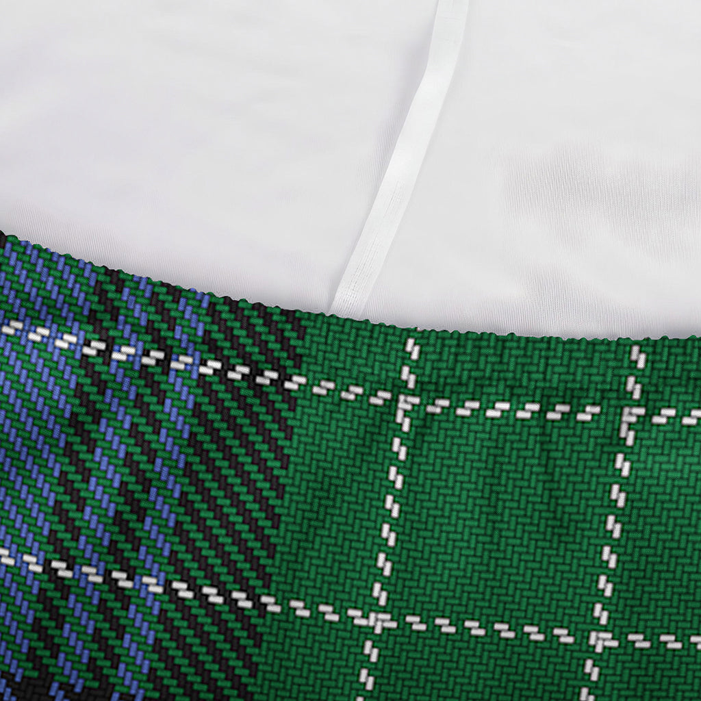 Knitted Scottish Plaid Print Sofa Cover
