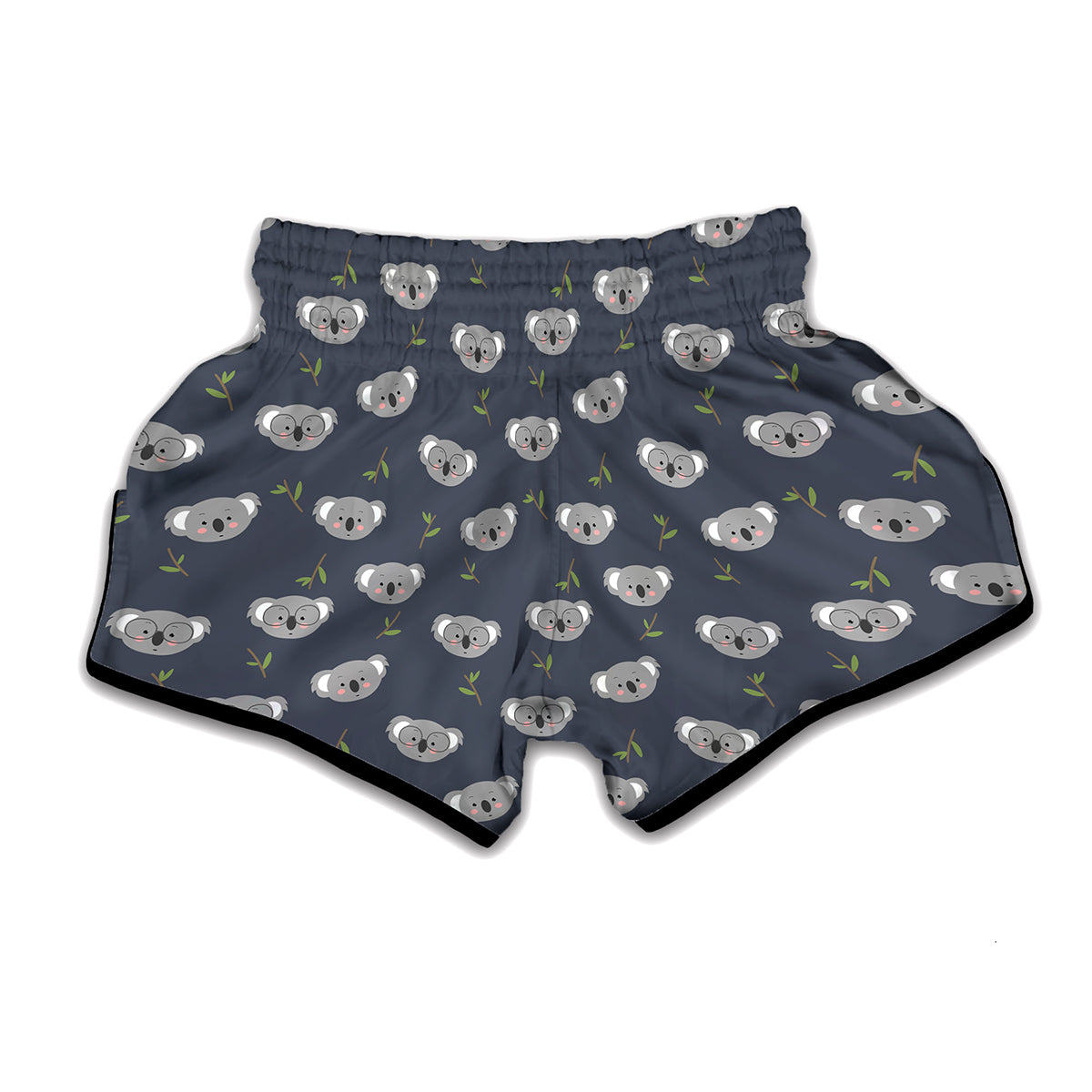 Koala Bear Pattern Print Muay Thai Boxing Shorts