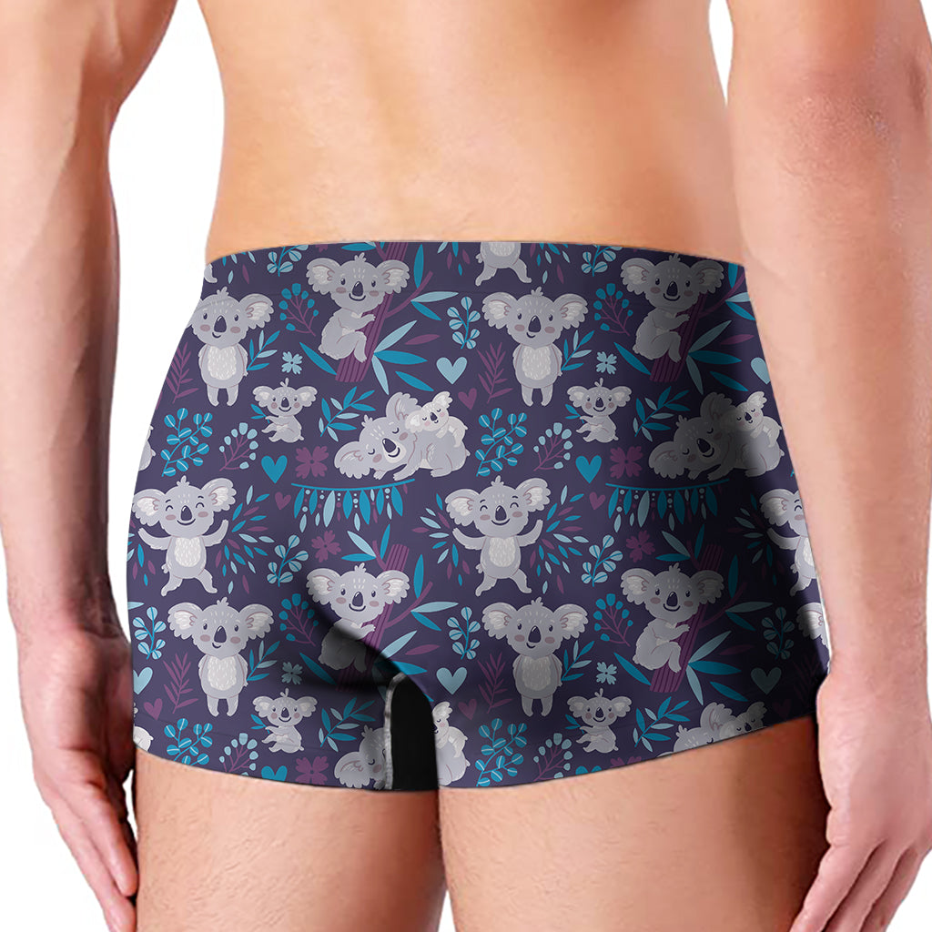 Koala Forest Pattern Print Men's Boxer Briefs