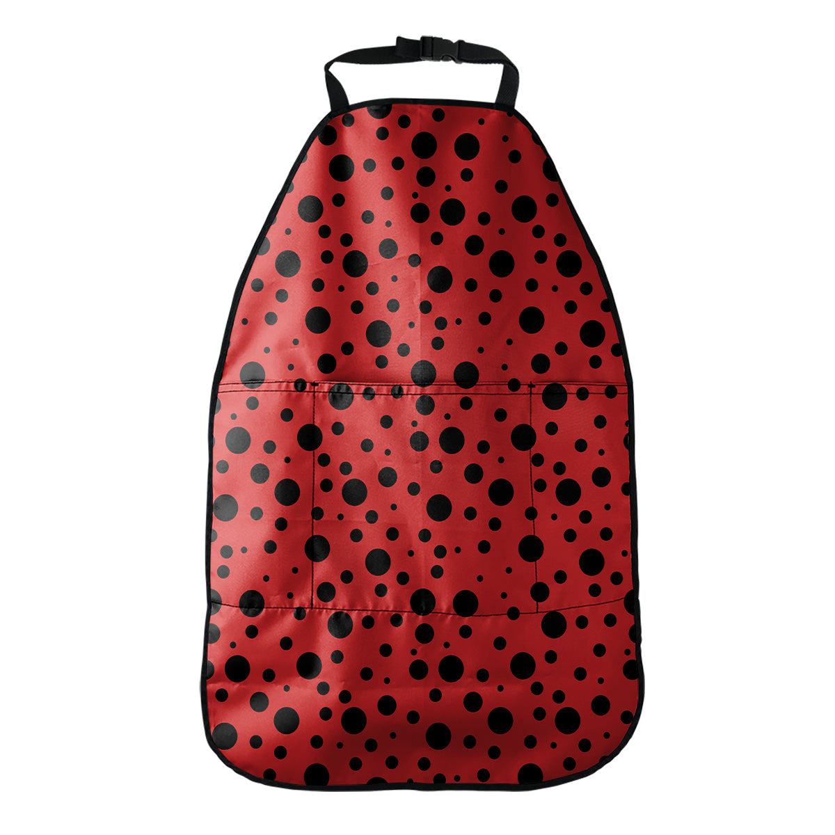 Ladybug Spots Pattern Print Car Seat Organizers