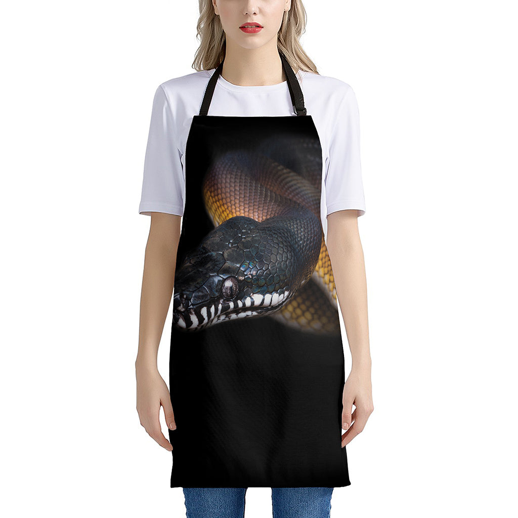 Leiopython Snake Print Apron