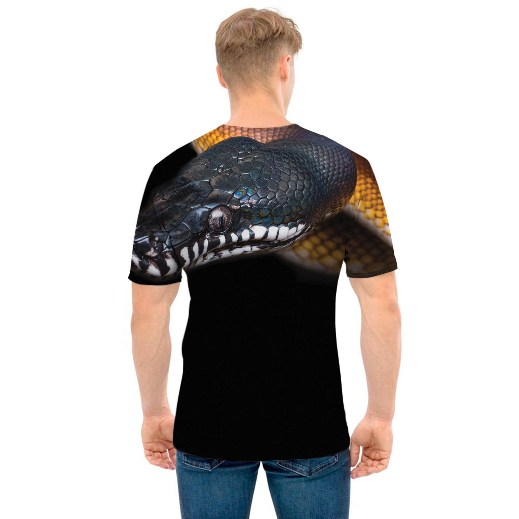 Leiopython Snake Print Men's T-Shirt