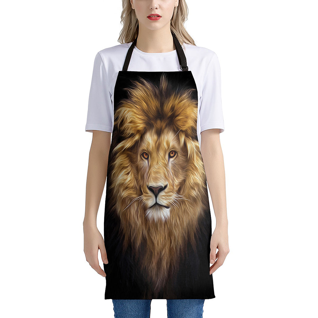 Leo Portrait Print Apron